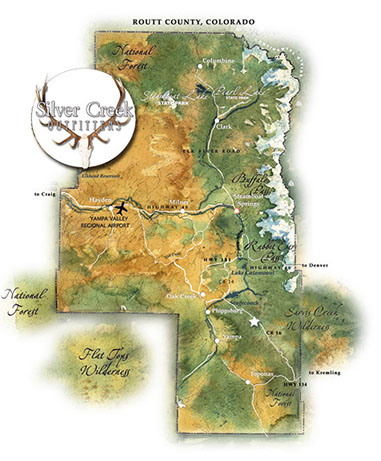 SilverCreek hunting, Map